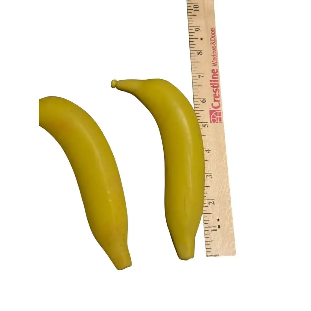 Plastic VTG Faux Artificial Fruit MCM Grapes‎ Pineapple Bananas Apple Peach